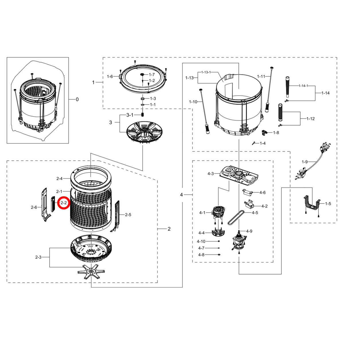DC97-12773C Samsung Top Load Washing Machine Magic Filter image 2