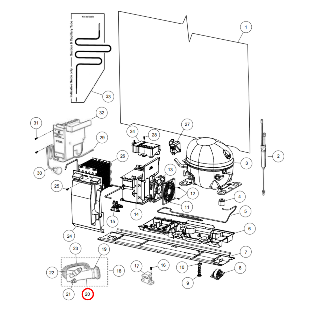 862285 Fisher & Paykel Fridge Water Filter image 2