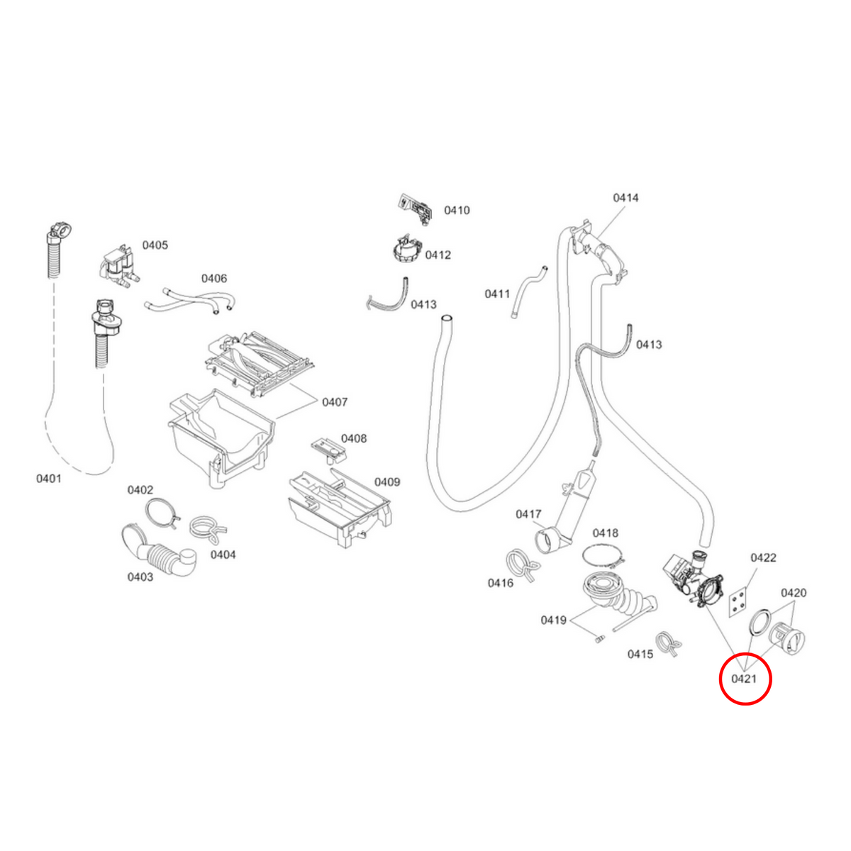 00145093 Bosch Siemens Washing Machine Drain Pump with Filter image 3
