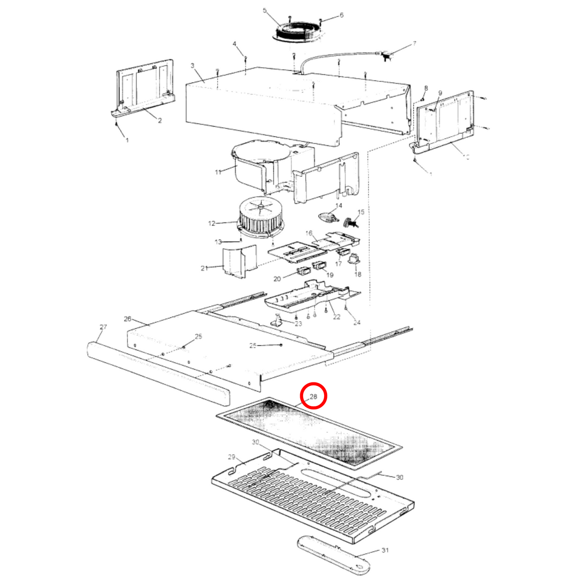 4055921409 Westinghouse Rangehood Mesh Filter 18 Layers image 2