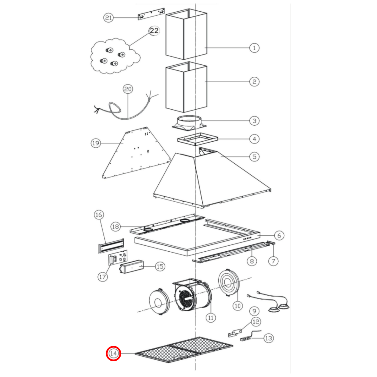 SYF353B7 Baumatic Rangehood Filter 320MM x 308MM image 2