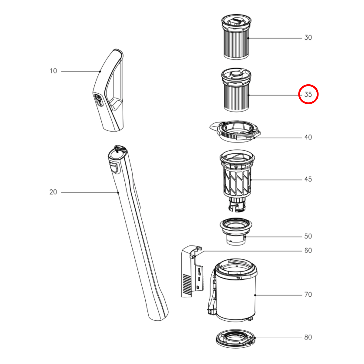 11945240 Miele Vacuum Cleaner Fine Dust Filter image 2
