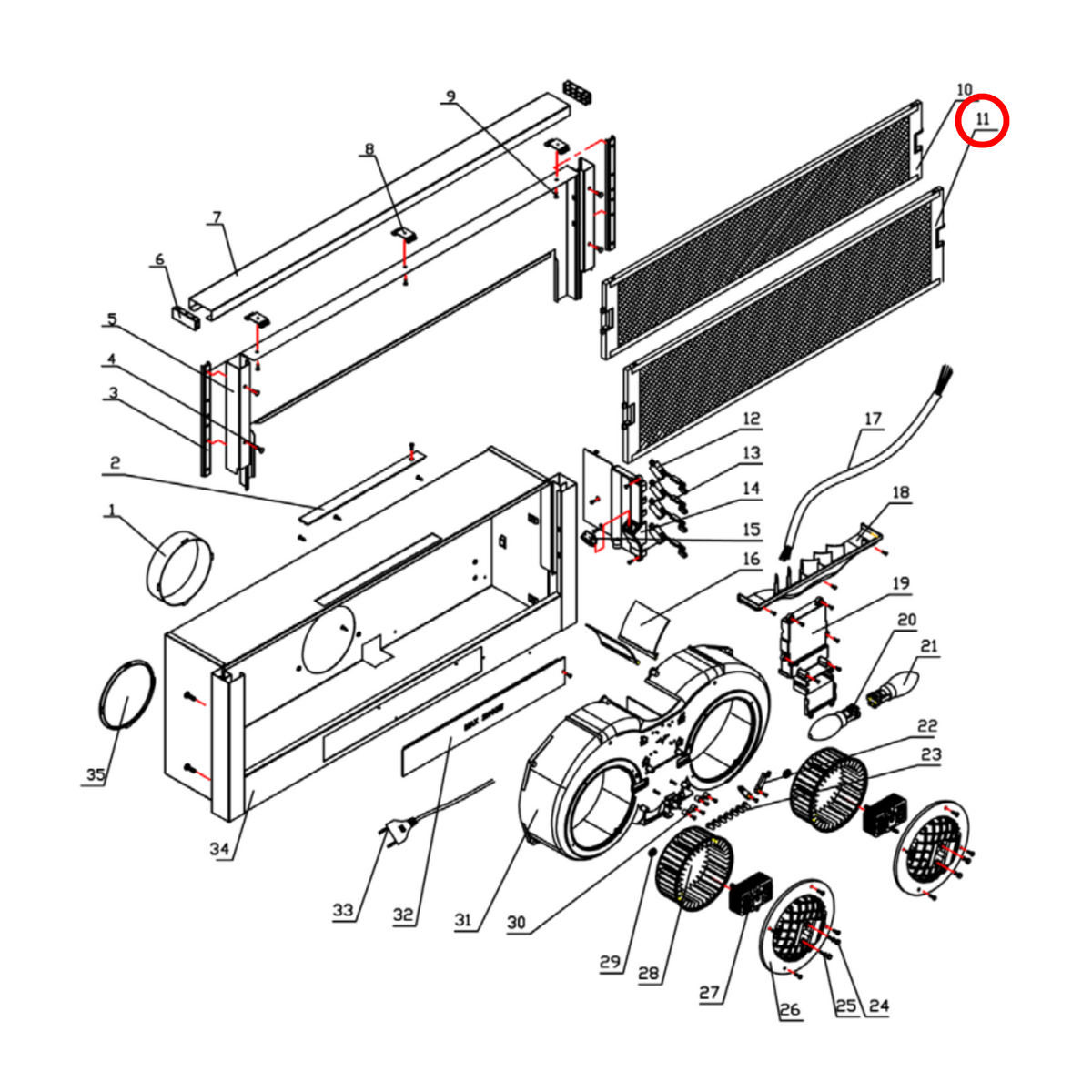 4055913737 Westinghouse Rangehood Filter image 3