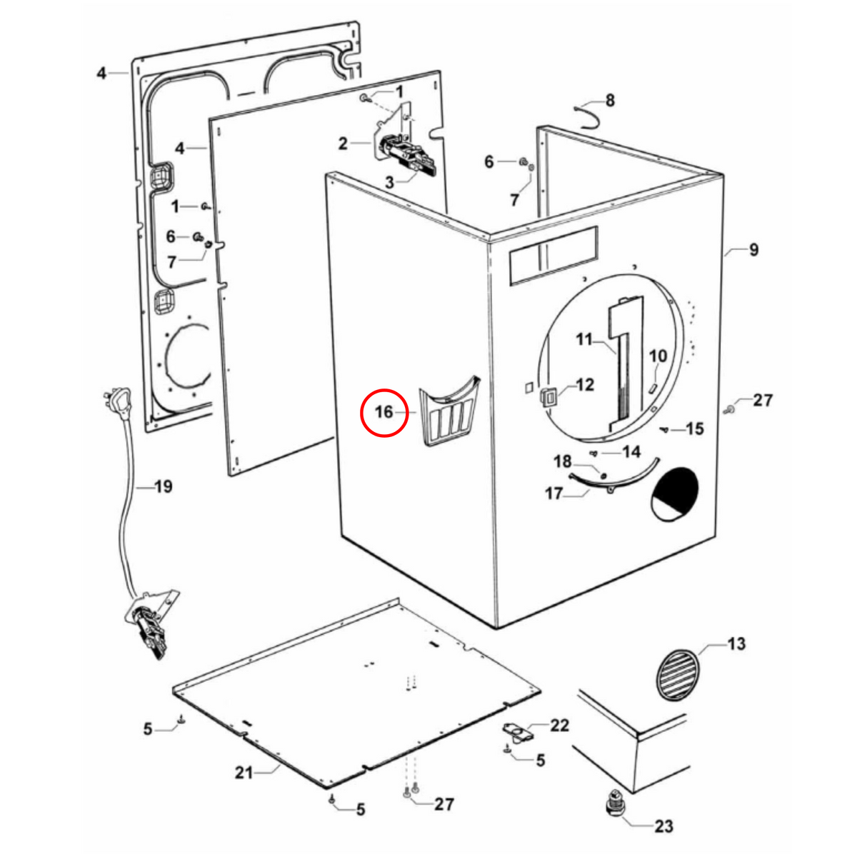 460546 Fisher & Paykel Dryer Lint Filter image 2