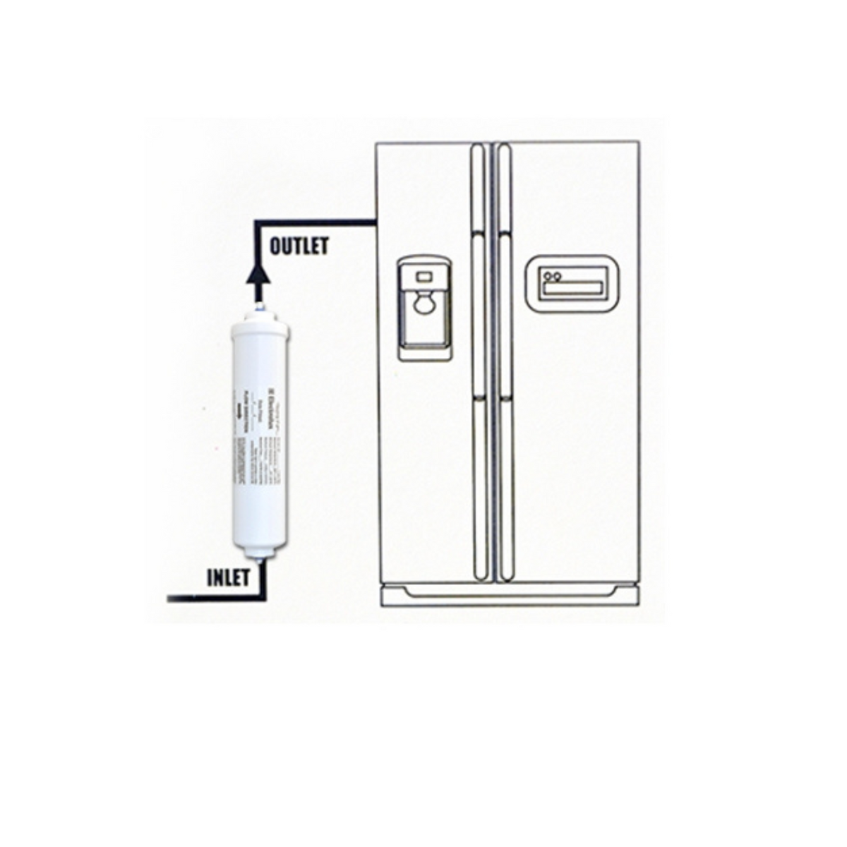 900403940 Electrolux Westinghouse Fridge External Water Filter image 3