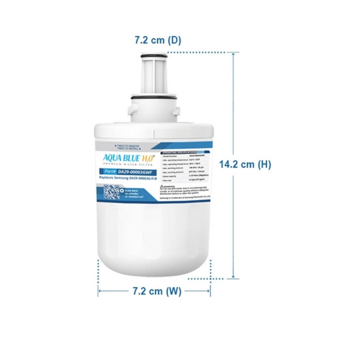 DA29-00003G Samsung Fridge Water Filter image 2
