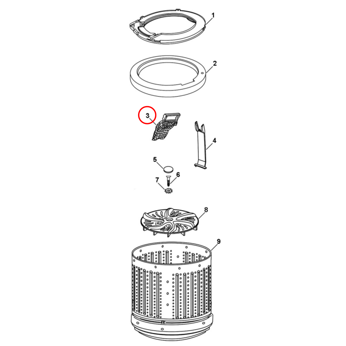 H00330101843A Haier Top Load Washing Machine Lint Filter image 2