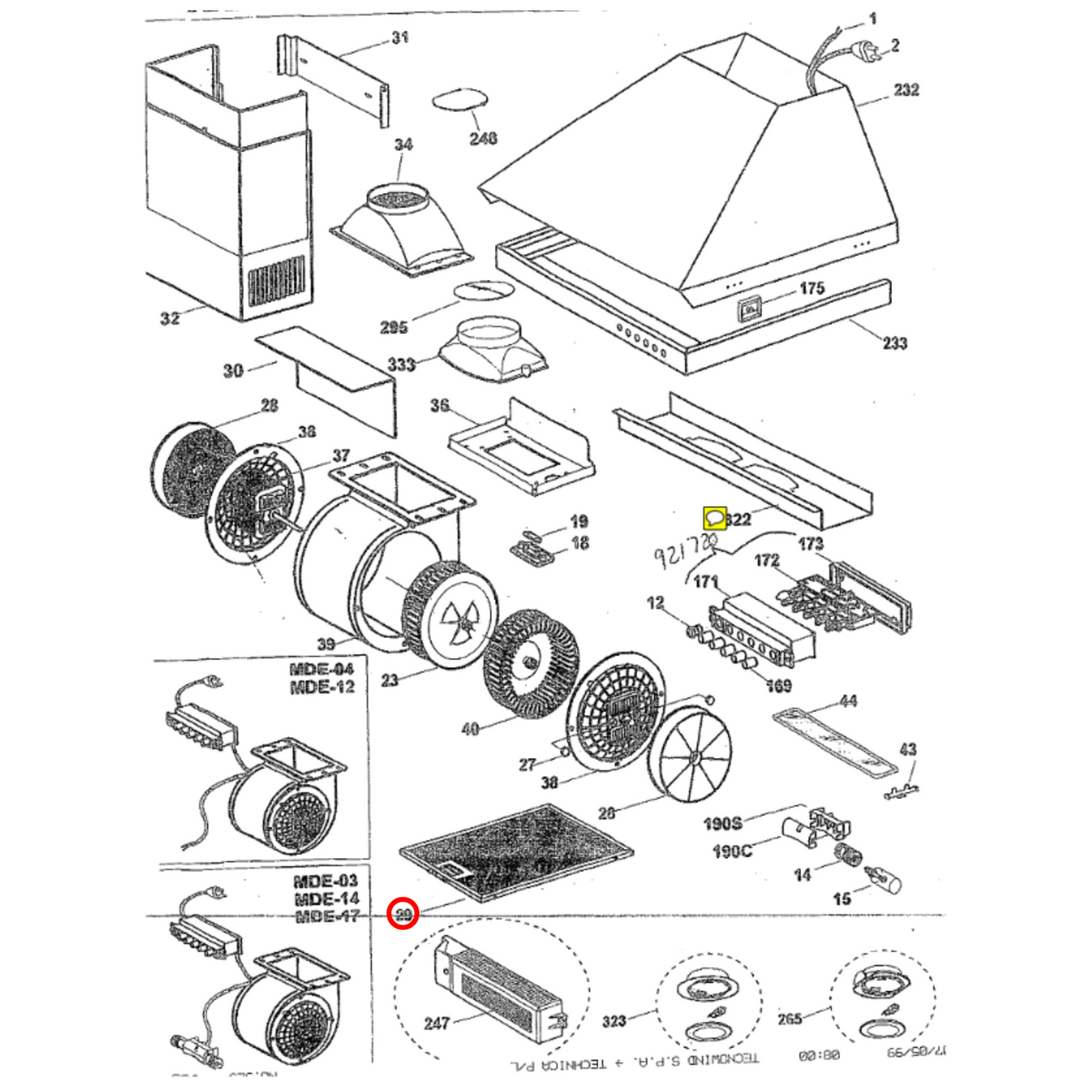 SPK1294 Technika Rangehood Aluminium Filter 350MM x 260MM image 2