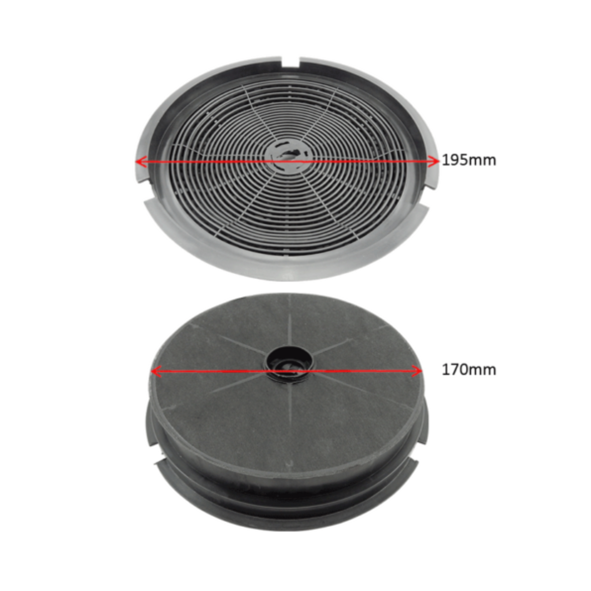 ULX251 Chef Electrolux Westinghouse Rangehood Carbon Filter Pack of 2 image 2
